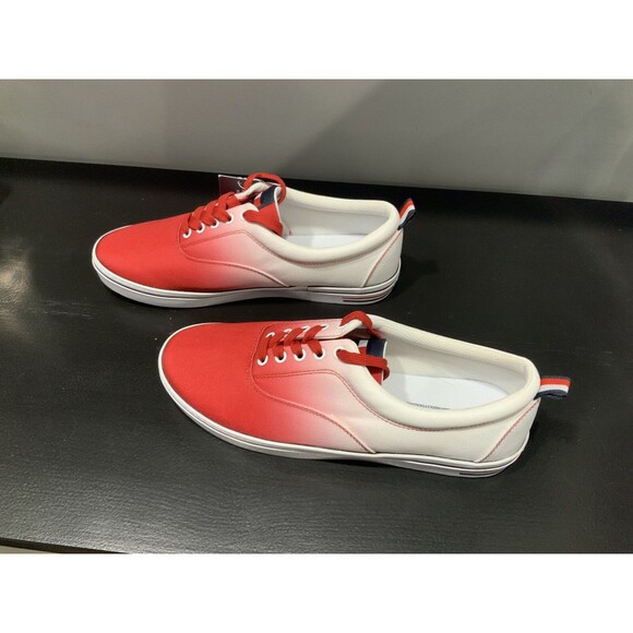 Tommy Hilfiger Men's Red Ombre Remmo 2 Sneakers Size 11 - Picture 3 of 7